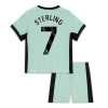 Børn - Chelsea Sterling 7 Fodboldtrøje Tredje 2023-24